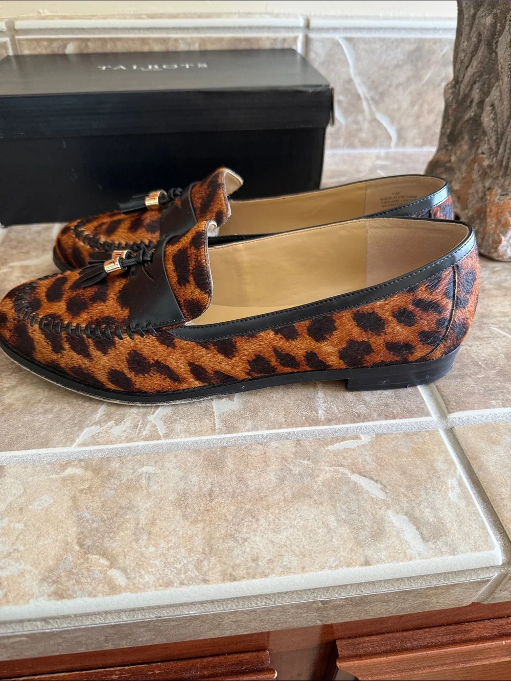 Leopard print loafers - Picture 6 of 11